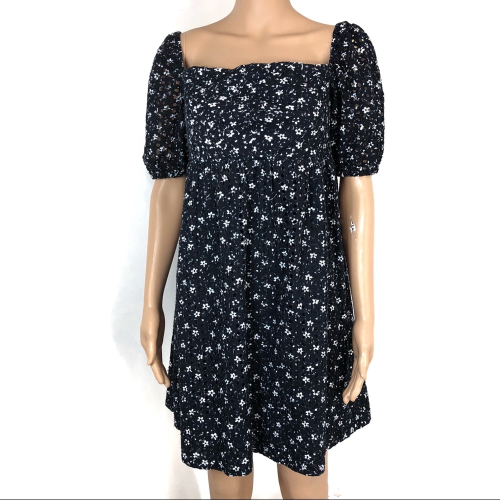 Maeve Navy Blue laser cut dress size 6 (#3)